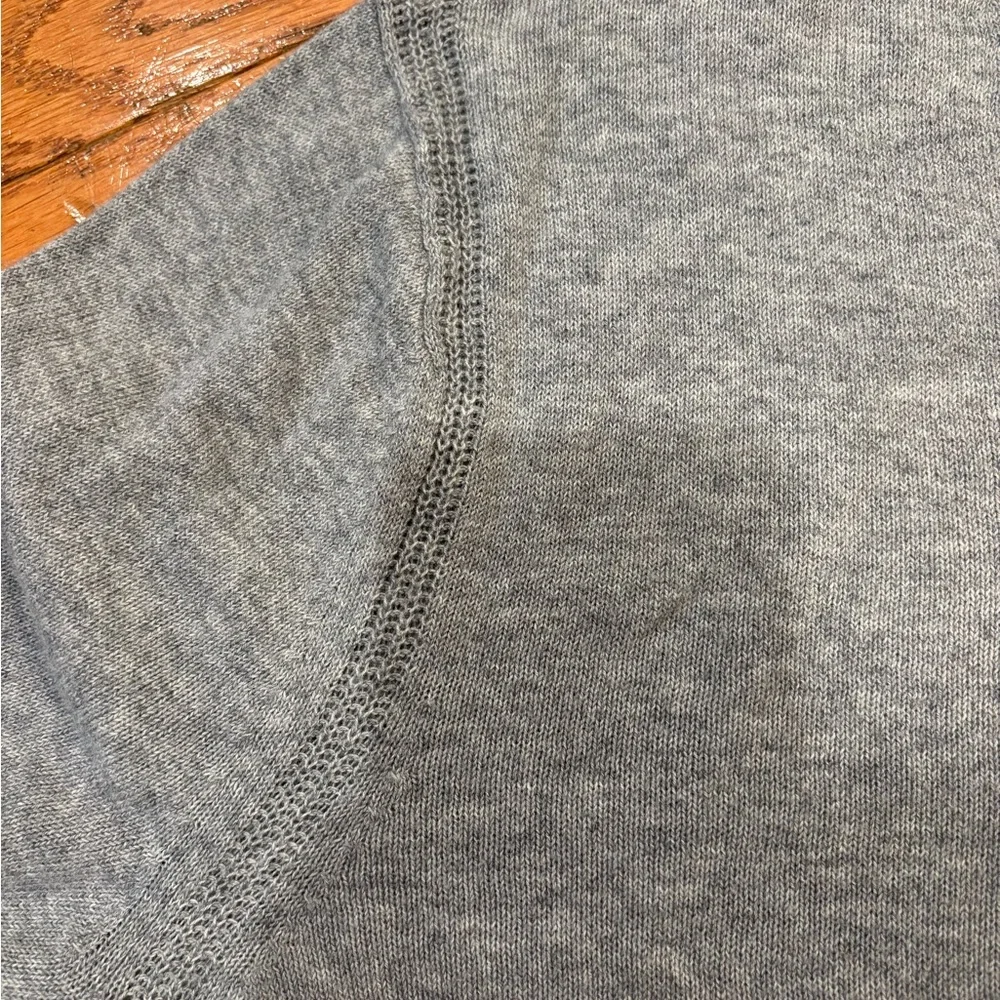 Banana Republic Heather Cotton Yarn V-Neck Sweater – Men’s M – Gray